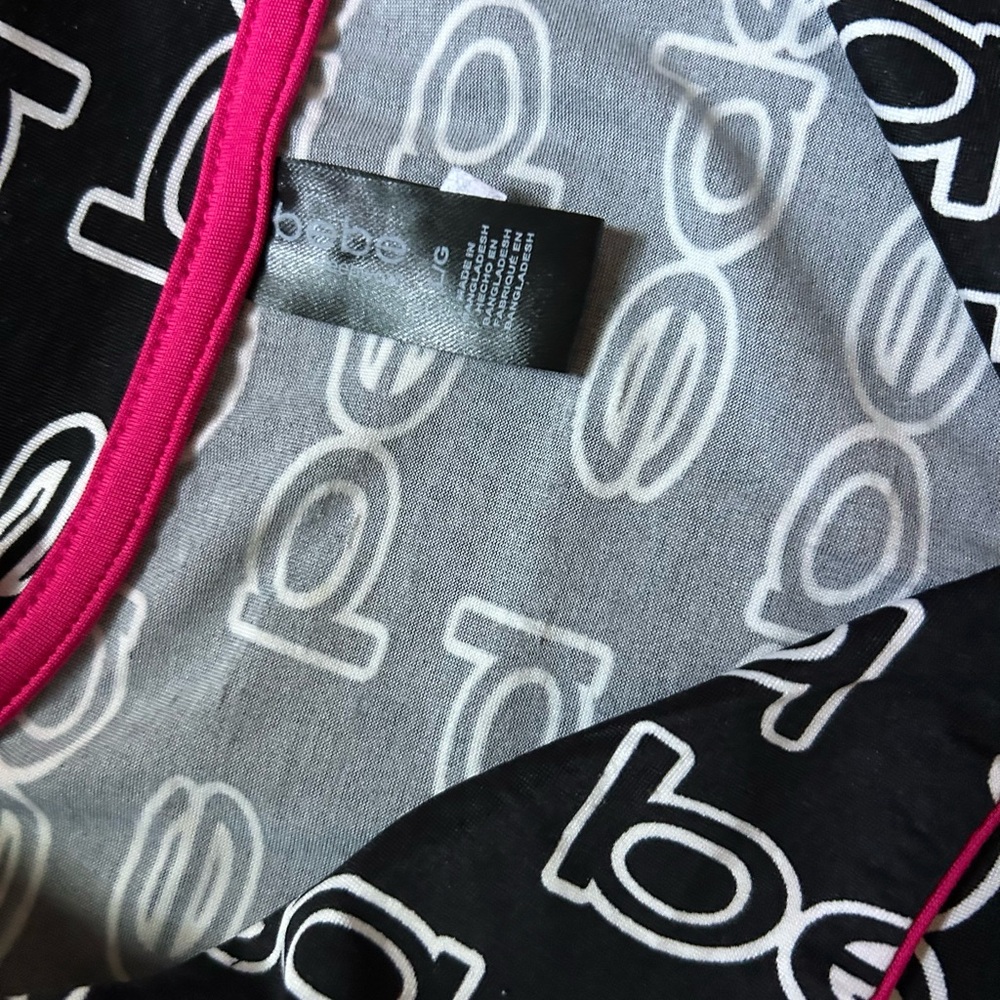 NWT Bebe Logo Print Loungewear - Picture 3 of 6